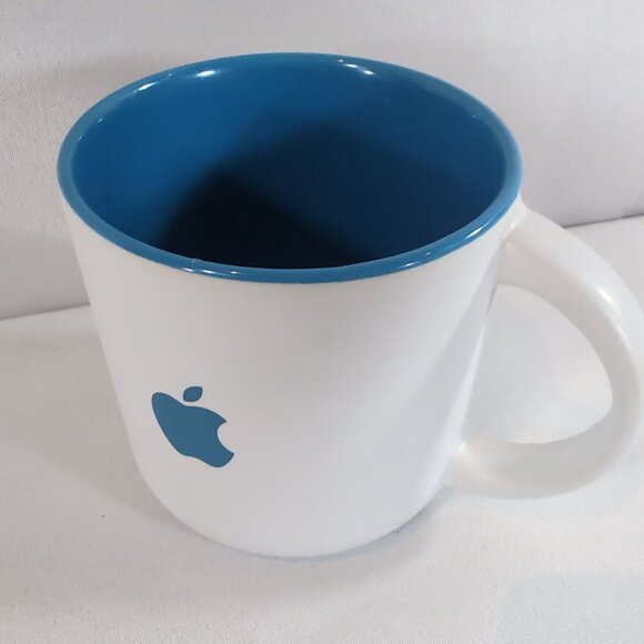 Macintosh Apple Mac Vintage Rare Mug White Blue Ceramic Coffee Tea Computer - Picture 10 of 15
